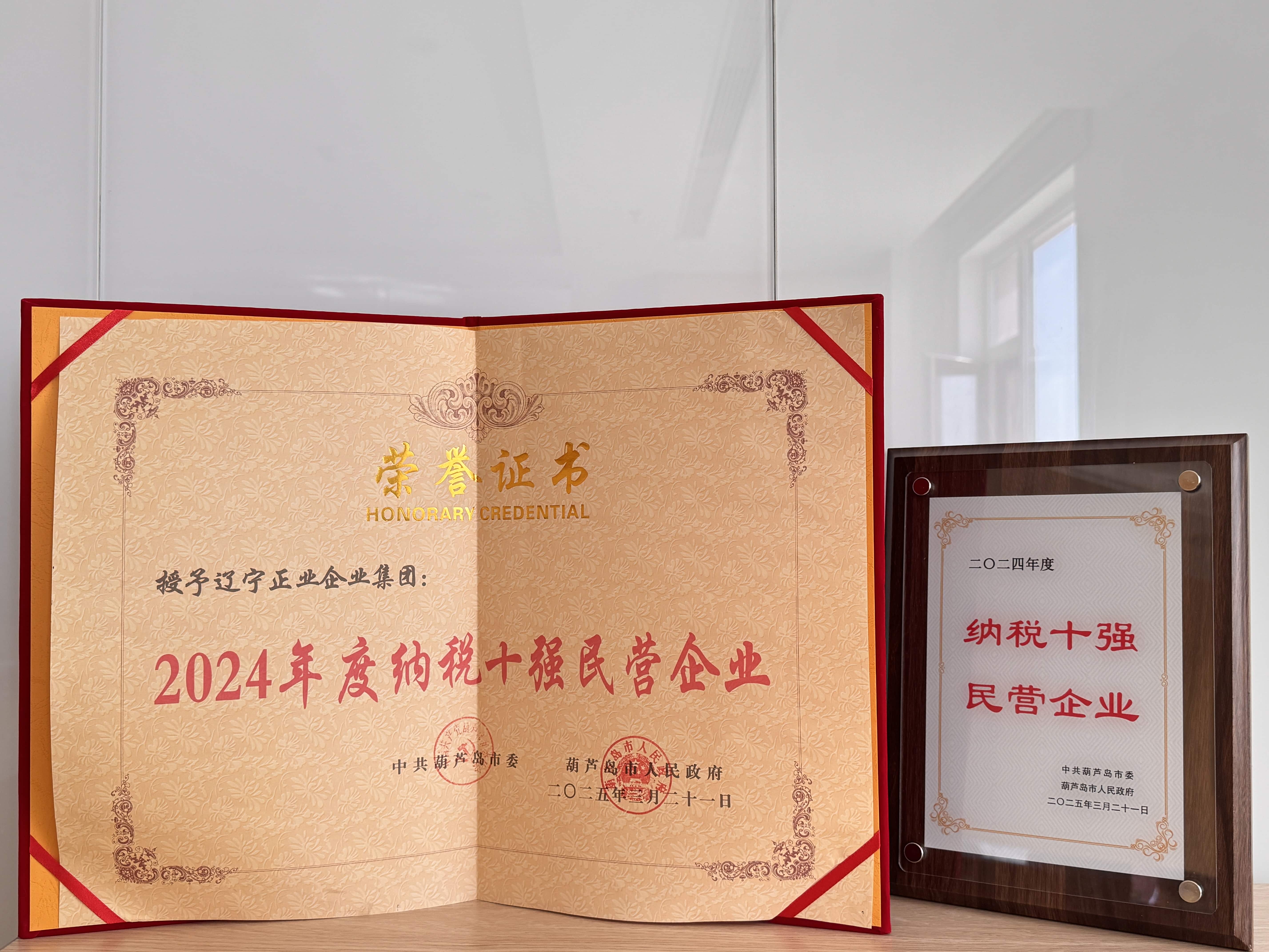正業(yè)集團(tuán)再登納稅十強(qiáng)榜！董事長趙立君出席全市民營經(jīng)濟(jì)大會接受表彰(圖3)